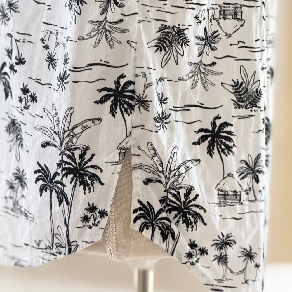 A.N.A A New‎ Approach Hawaiian Shirt White Cotton Blend Size XS - Picture 6 of 10
